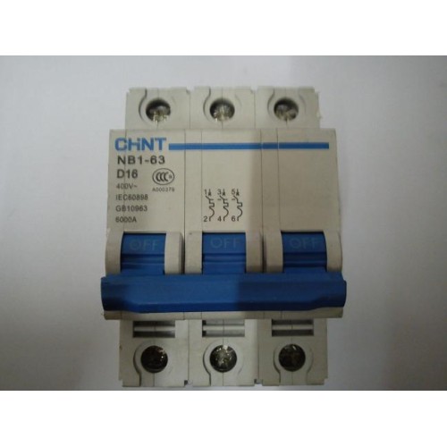 Chint 16a Triple Pole Mcb